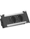 BACHMANN Модул за KAPSA XS с 2х Шуко, с кабел 2м, цвят Черен, - B927.200 - Цена | LEDs4economy
