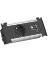 BACHMANN Модул за KAPSA XS с 1х Шуко и USB тип A+A, цвят Черен, - B927.251 - Цена | LEDs4economy