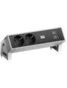 BACHMANN Модул DESK 2 с 2х Шуко и USB тип C Power Delivery 60W, цвят Черен, - B902.964 - Цена | LEDs4economy