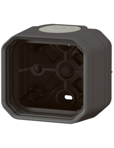 Legrand Кутия с 2х гумени мембрани за открит монтаж цвят Антрацит IP55 Plexo New - 069601L - Цена | LEDs4economy
