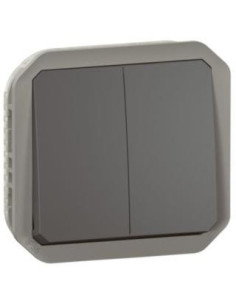 Legrand Сериен ключ/бутон механизъм цвят Антрацит IP55 Plexo New - 069805L - Цена | LEDs4economy