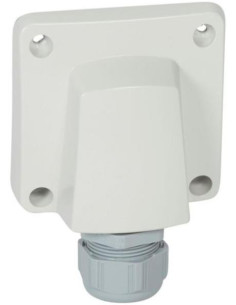 Legrand Твърда връзка 32А с щуцер M32 моноблок за скрит монтаж цвят Сив IP55 Plexo New - 069850L - Цена | LEDs4economy
