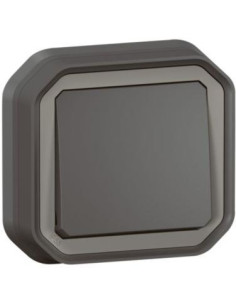 Legrand Девиаторен ключ моноблок за скрит монтаж цвят Антрацит IP55 Plexo New - 069881L - Цена | LEDs4economy