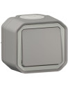 Legrand Девиаторен ключ моноблок за открит монтаж цвят Сив IP55 Plexo New - 069711L - Цена | LEDs4economy