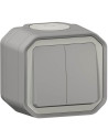 Legrand Сериен ключ моноблок за открит монтаж цвят Сив IP55 Plexo New - 069714L - Цена | LEDs4economy