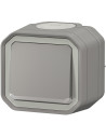 Legrand Бутон с подсветка моноблок за открит монтаж цвят Сив IP55 Plexo New - 069722L - Цена | LEDs4economy