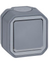 Legrand Девиаторен ключ с индикатор моноблок за открит монтаж цвят Сив IP55 Plexo New - 069712L - Цена | LEDs4economy