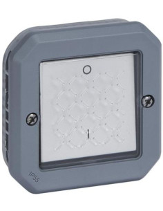 Legrand Двуполюсен ключ 16А механизъм цвят Сив IP55 Plexo New - 069527L - Цена | LEDs4economy
