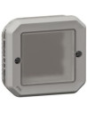 Legrand Адаптер за Mosaic 45x45мм с прозрачна мембрана механизъм цвят Сив IP55 Plexo New - 069587L - Цена | LEDs4economy