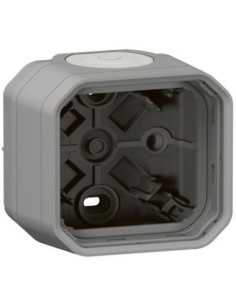 Legrand Кутия с 2х гумени мембрани за открит монтаж цвят Сив IP55 Plexo New - 069651L - Цена | LEDs4economy