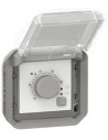 Legrand Термостат за отопление и охлаждане 10-30°C НО-НЗ механизъм цвят Сив IP55 Plexo New - 069508L - Цена | LEDs4economy