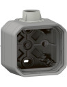 Legrand Кутия с 1х щуцер M20 за открит монтаж цвят Сив IP55 Plexo New - 069656L - Цена | LEDs4economy