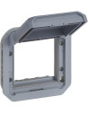 Legrand Адаптер за Mosaic 45x45мм с плътен капак механизъм цвят Сив IP55 Plexo New - 069584L - Цена | LEDs4economy