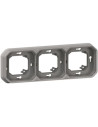 Legrand Рамка ТРОЙНА за скрит монтаж цвят Сив IP55 Plexo New - 069687L - Цена | LEDs4economy