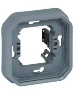 Legrand Рамка за скрит монтаж със скоби цвят Сив IP55 Plexo New - 069682L - Цена | LEDs4economy