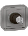 Legrand Превключвател I-0-II с ключ механизъм цвят Сив IP55 Plexo New - 069535L - Цена | LEDs4economy