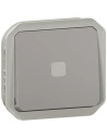Legrand Бутон с времезадръжка и подсветка механизъм цвят Сив IP55 Plexo New - 069504L - Цена | LEDs4economy