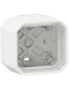 Legrand Кутия с 2х гумени мембрани за открит монтаж цвят Бял IP55 Plexo New - 069689L - Цена | LEDs4economy