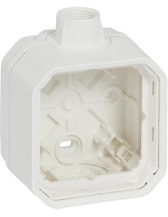 Legrand Кутия с 1х щуцер M20 за открит монтаж цвят Бял IP55 Plexo New - 069686L - Цена | LEDs4economy