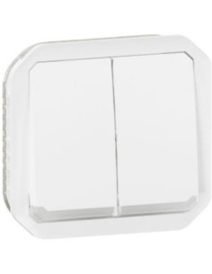 Legrand Сериен ключ/бутон с подсветка механизъм цвят Бял IP55 Plexo New - 069626L - Цена | LEDs4economy