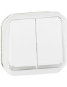 Legrand Сериен ключ/бутон с подсветка механизъм цвят Бял IP55 Plexo New - 069626L - Цена | LEDs4economy