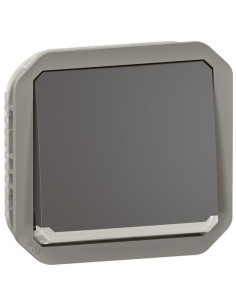 Legrand Девиаторен ключ с подсветка механизъм цвят Антрацит IP55 Plexo New - 069803L - Цена | LEDs4economy
