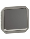 Legrand Бутон NO/NC с подсветка механизъм цвят Антрацит IP55 Plexo New - 069816L - Цена | LEDs4economy