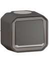 Legrand Бутон с подсветка моноблок за открит монтаж цвят Антрацит IP55 Plexo New - 069782L - Цена | LEDs4economy