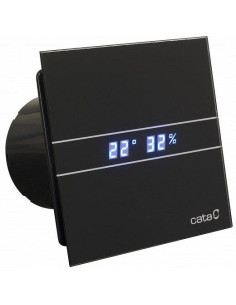 CATA Вентилатор E-120GTHBK HYGRO ф120мм, цвят Черен, 210м3/ч, 11W, 33dB - C00901602 - Цена | LEDs4economy