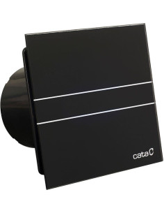 CATA Вентилатор E-120GBK ф120мм, цвят Черен, 210м3/ч, 15W, 33dB - C00901402 - Цена | LEDs4economy