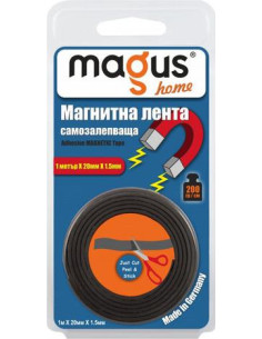 3M Магнитна лепяща лента 1м/20мм/1,5мм Magus - 3M8701001 - Цена | LEDs4economy