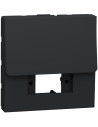 SE Лицев панел 45х45мм за 1х SCS/LCD оптика 2 мод. цвят Антрацит Unica - NU943954 - Цена | LEDs4economy