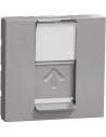 SE Розетка RJ45 FTP cat.6 S-One 2 мод. цвят Алуминий Unica - NU341930 - Цена | LEDs4economy