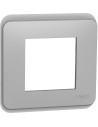 SE Лицева рамка 1х цвят Алуминий Unica Pro  - NU400230