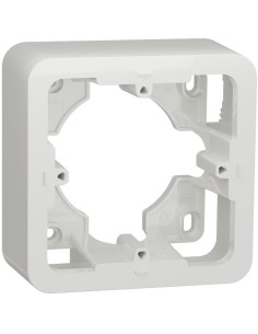 SE Конзола за открит монтаж 1х 2 мод. цвят Бял Unica Pro - NU840218 - Цена | LEDs4economy 2