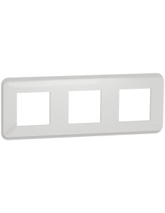 SE Лицева рамка 3х цвят Бял Unica Pro - NU400618 - Цена | LEDs4economy 2