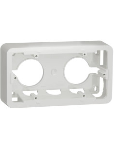 SE Конзола за открит монтаж 2х 2 мод. цвят Бял Unica Pro - NU840418 - Цена | LEDs4economy