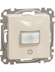 SE Датчик за движение PIR, 160°, обхват 8m @ h1.2m, LED ≤ 200W, изисква неутрала, цвят Крем Sedna - SDD112504 - Цена | LEDs4econ