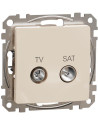 SE Розетка TV+SAT цвят Крем Sedna - SDD112471S - Цена | LEDs4economy