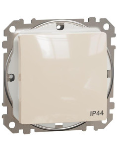 SE Еднополюсен ключ IP44 цвят Крем Sedna - SDD212101 - Цена | LEDs4economy