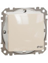 SE Еднополюсен ключ IP44 цвят Крем Sedna - SDD212101 - Цена | LEDs4economy