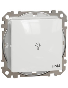 SE Бутон със символ "лампа" IP44 цвят Бял Sedna - SDD211132 - Цена | LEDs4economy
