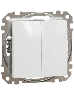 SE Сериен бутон цвят Бял Sedna - SDD111118 - Цена | LEDs4economy