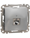 SE Розетка RJ45 STP cat.6 S-One цвят Алуминий Sedna - SDD113461S - Цена | LEDs4economy