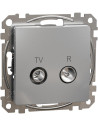 SE Розетка TV+FM цвят Алуминий Sedna - SDD113471R - Цена | LEDs4economy