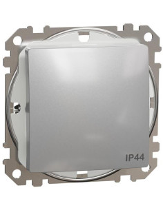 SE Еднополюсен ключ IP44 цвят Алуминий Sedna - SDD213101 - Цена | LEDs4economy