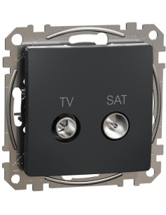SE Розетка TV+SAT цвят Антрацит Sedna - SDD114471S - Цена | LEDs4economy