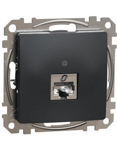 SE Розетка RJ45 STP cat.6 S-One цвят Антрацит Sedna - SDD114461S - Цена | LEDs4economy