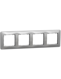 SE Рамка 4х цвят Алуминий Sedna - SDD313804 - Цена | LEDs4economy