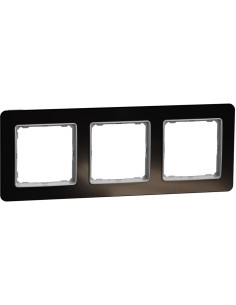 SE Рамка 3х цвят Тъмно стъкло Sedna - SDD361803 - Цена | LEDs4economy